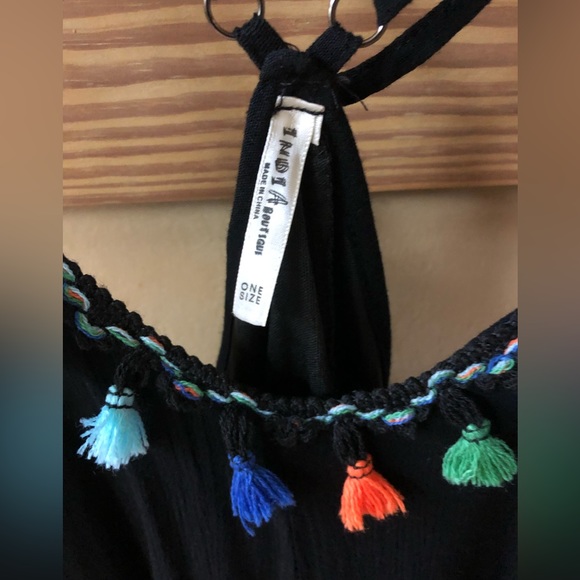 India Boutique Tassel Asymmetrical Dress - Picture 2 of 10